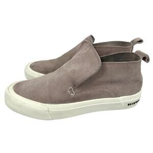 SeaVees Huntington Middie Slip-On Haze Suede Sneaker Size 8